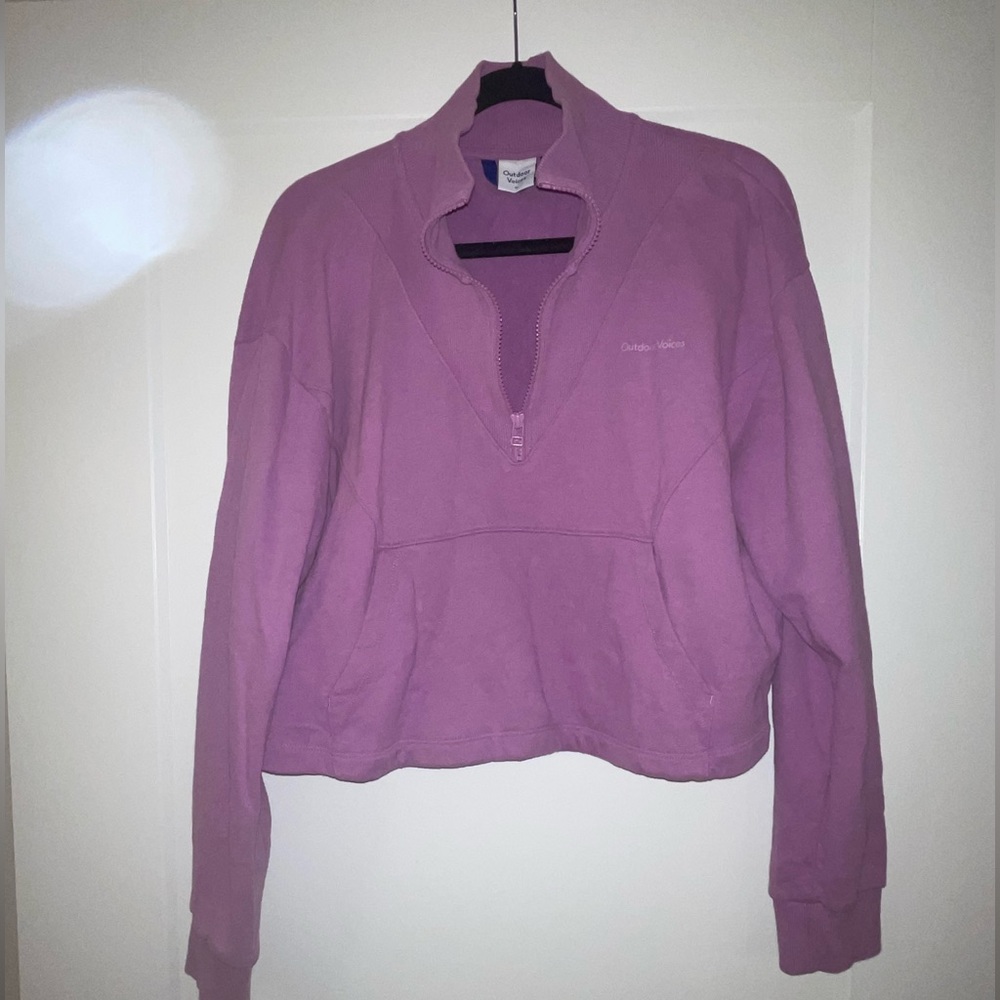 Outdoor Voices Quarter Zip Sweatshirt